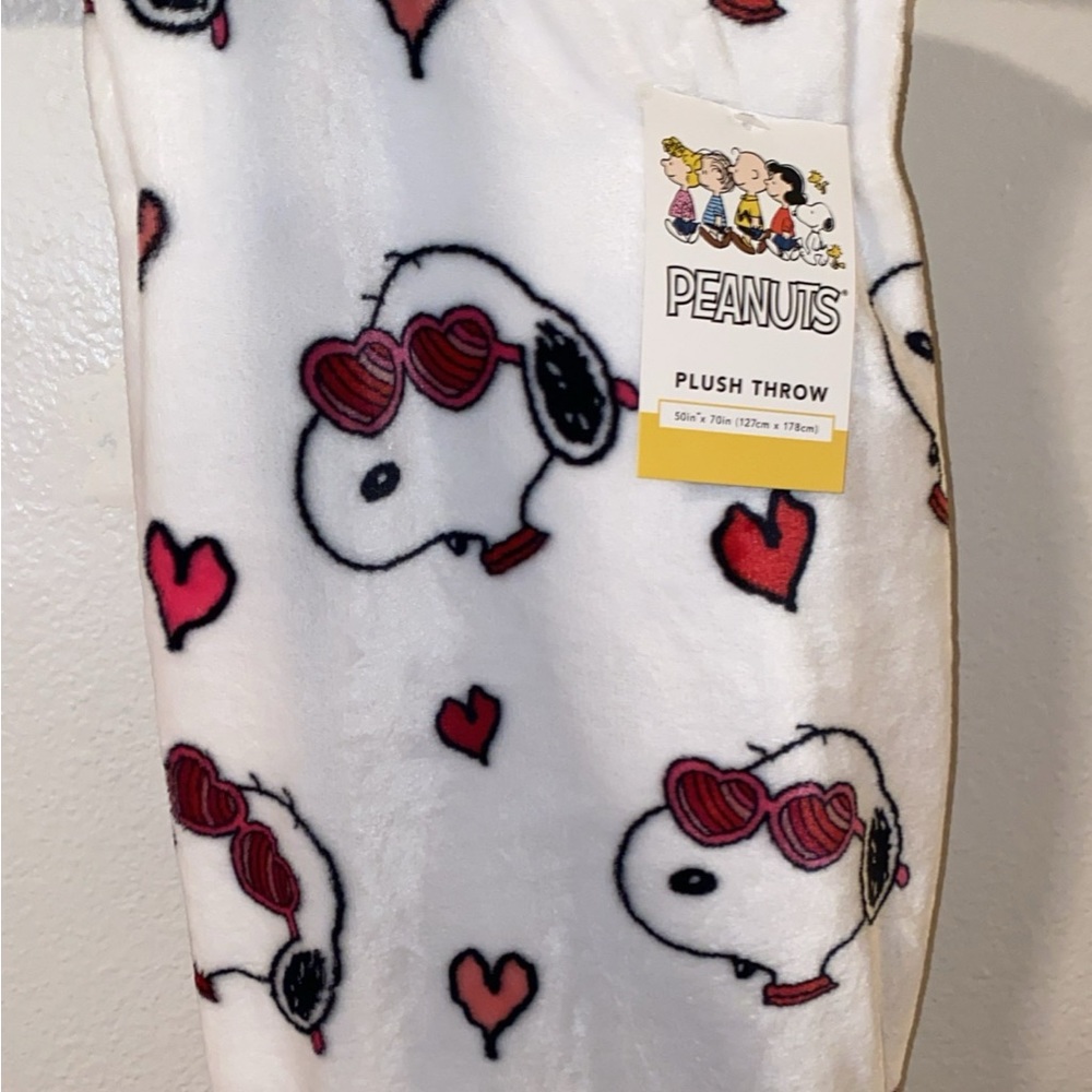 Snoopy Throw Blanket (Valentines day)